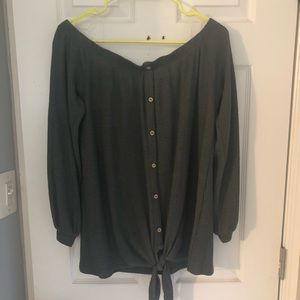 nanamac’s off the shoulder sweater